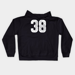 Rough Number 38 Kids Hoodie